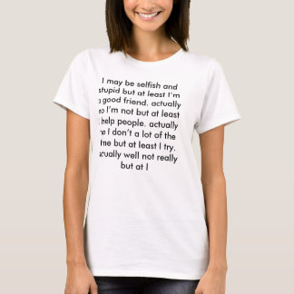 brunn åtminstone tee shirt