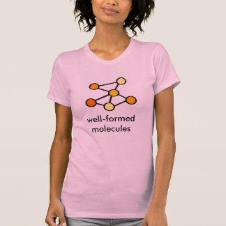 brunn-bildade molekylar tee shirt