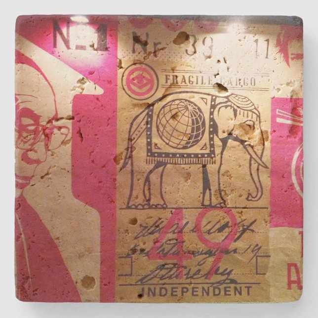 Brunn ha på sig kustfartyg underlägg sten (Framsidan)