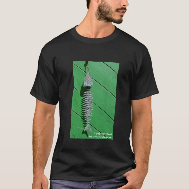 Brunn hakad T-tröja Tee (Framsida)