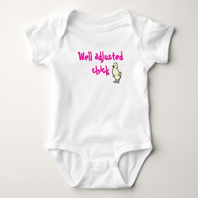Brunn justerad chick - babyChiropractic Tee (Framsida)