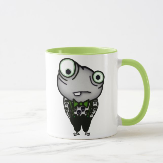 Brunn klätt monster mugg (Höger)