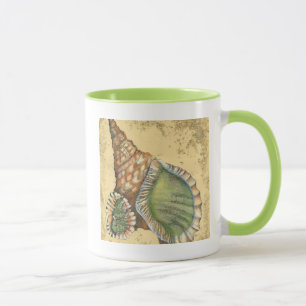 Brunn och Grönt Seashell Mugg