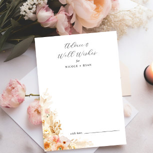 Brunn, Önskemål och rådgivande kort, Cream-Blommig Rådkort