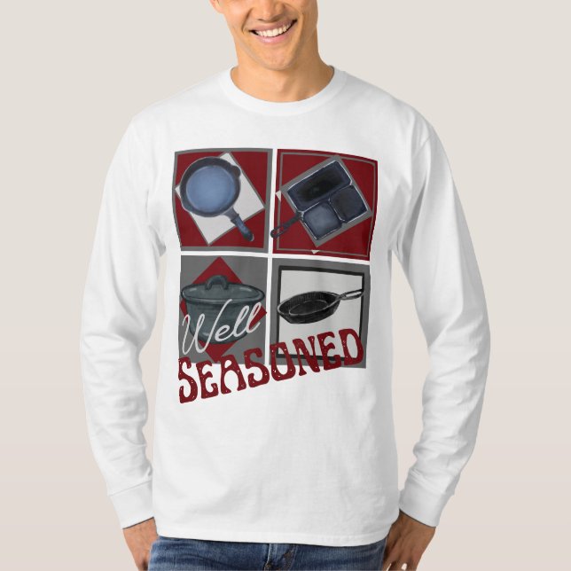 Brunn Seasoned Cast Järn T Shirt (Framsida)