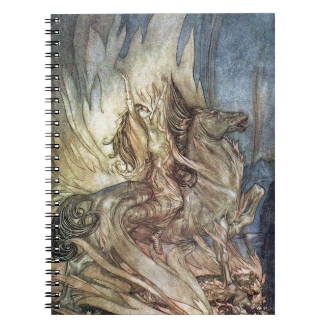 Brünnhilde och Siegfried begravningsplats Anteckningsbok (Framsidan)