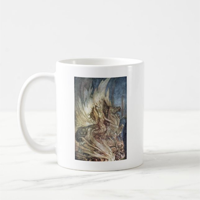 Brünnhilde och Siegfried begravningsplats Kaffemugg (Vänster)