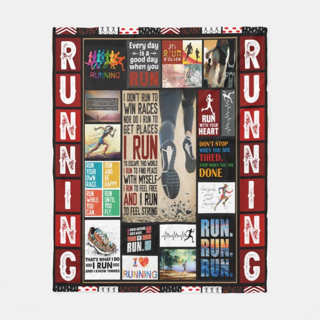 BRUNNING ART Springer Pappa Mamma Tour Fleecefilt (Framsidan)