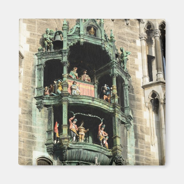 Brunnsnäten rathaus glockenspiel magnet (Framsidan)