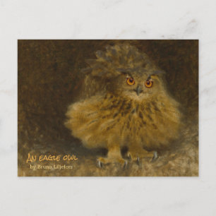 Bruno Liljefors Eagle uggla CC0710 Wildlife Vykort
