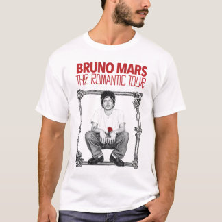 Bruno Mars 2026 The Romantic Tour Rose T Shirt