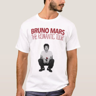 Bruno Mars The Romantic Tour 2026 Rose T Shirt