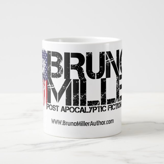 Bruno Miller logotyp kaffe mugg Jumbo Mugg (Framsidan)
