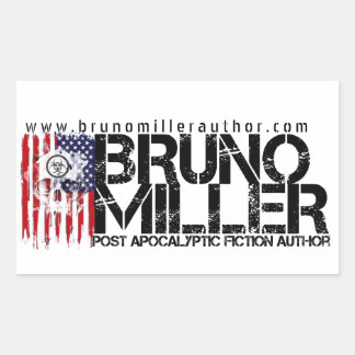 Bruno Miller Sticker Rektangulärt Klistermärke
