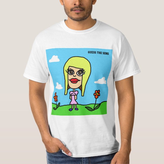Brunögd tjej t-shirt (Framsida)