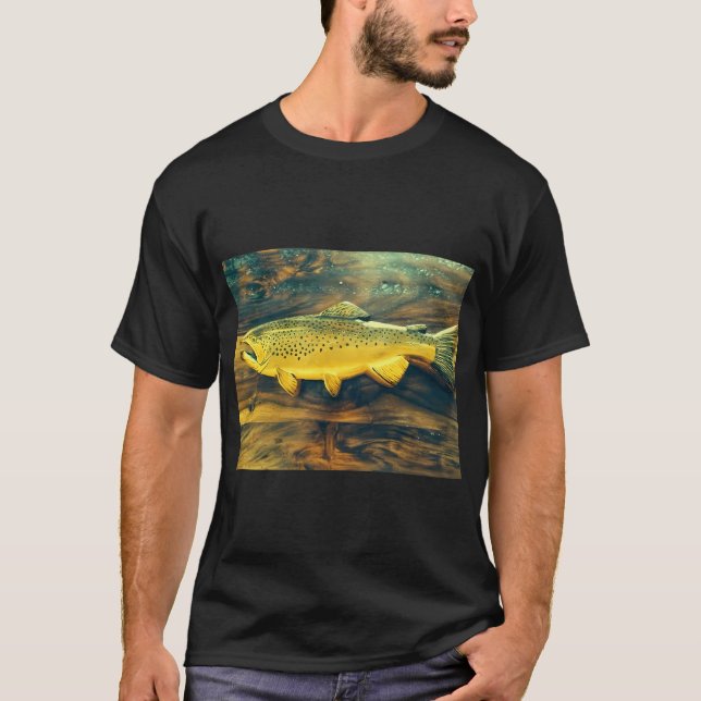 Brunöringsslockvade T Shirt (Framsida)