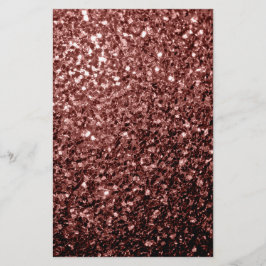 Brunröd falsk glittergnist flygblad