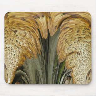 Brunstripe Shelf Fungus Abstrakt Mousepad Musmatta