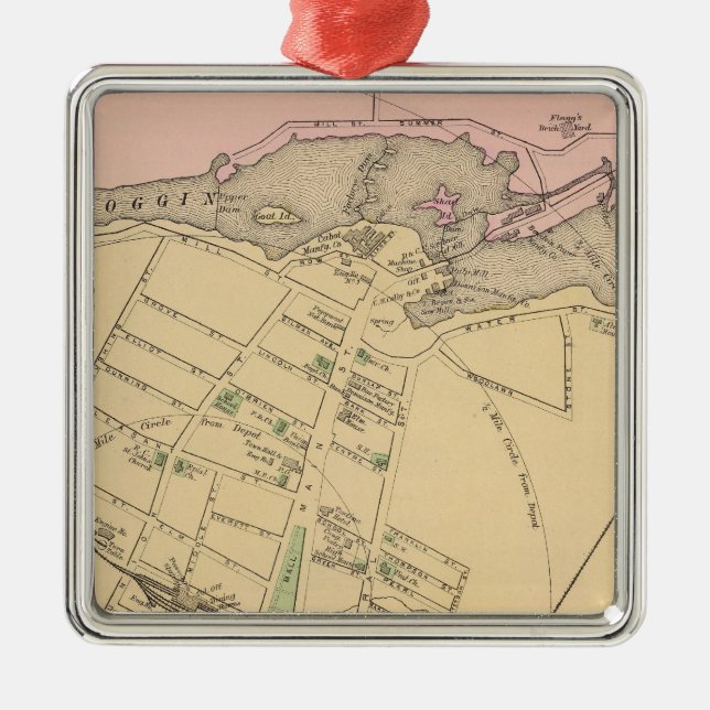 Brunswick Topsham Julgransprydnad Metall (Framsidan)