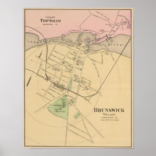 Brunswick, Topsham Poster (Framsidan)