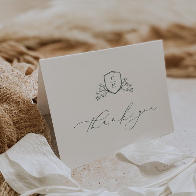 BRUNSWICK VAPENSKÖLD Bröllop Photo Tack Kort (Skapare uppladdad)