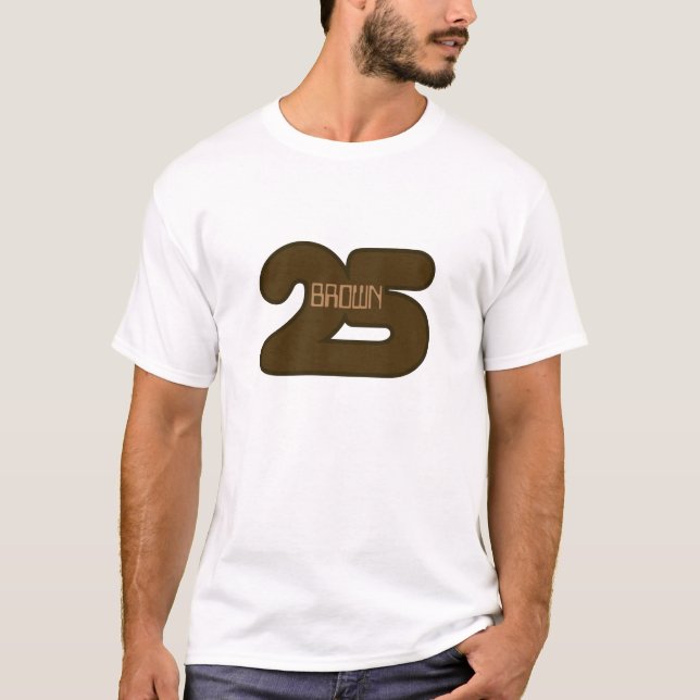 Brunt 25 t shirt (Framsida)