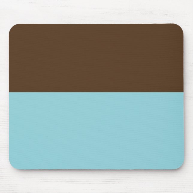 Brunt & blått Mousepad Musmatta (Framsidan)