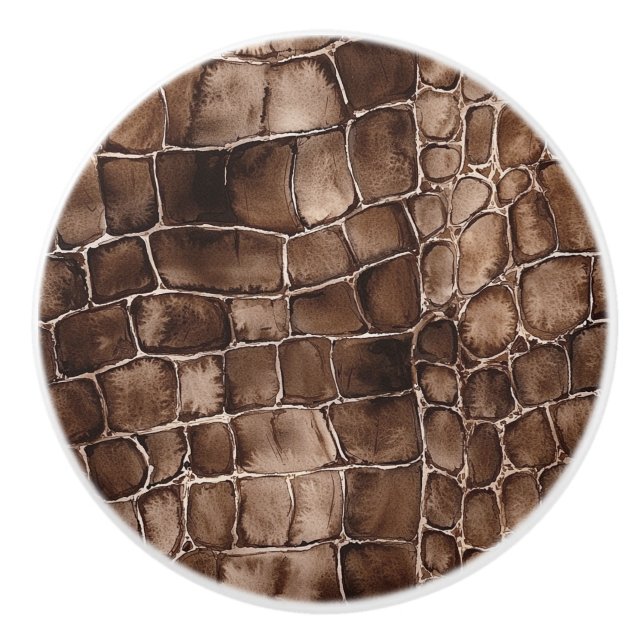 Brunt chokladgodis knopp (Framsidan)