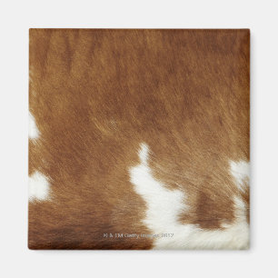 Brunt Cowhidetryck Magnet