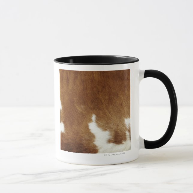 Brunt Cowhidetryck Mugg (Höger)