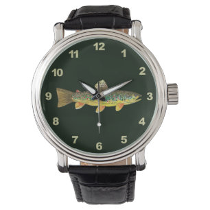 Brunt forellfiske, Ichthyology Armbandsur