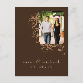 Brunt foto Spara datum 04 Meddelande Vykort