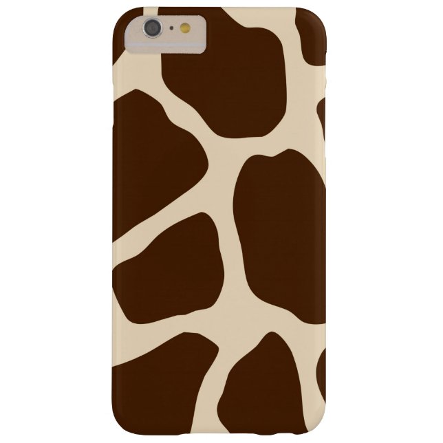 Brunt girafftryck Case-Mate iPhone skal (Baksidan)