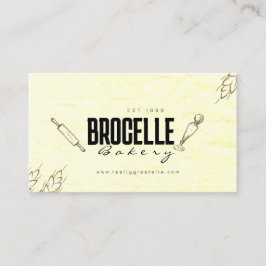 Brunt, idisslat Pappra Struktur-restaurangens bakv Visitkort