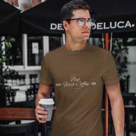 Brunt kaffecitat t shirt