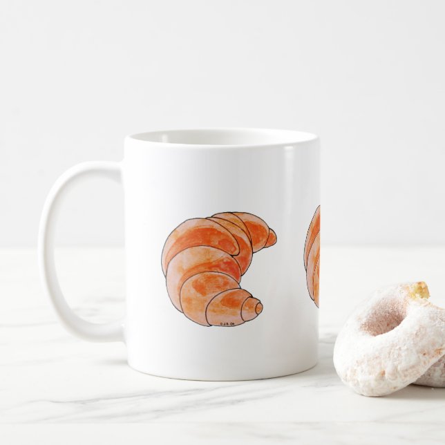 Brunt kissbröd kaffemugg (Med munk)