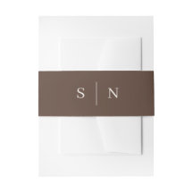 Brunt Minimalistiskt och Stilrent | Monogram