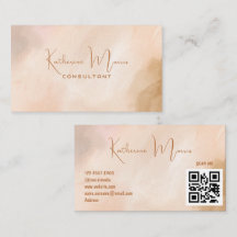 Brunt Neutralt Tone-minimalistisk QR-kodProfession