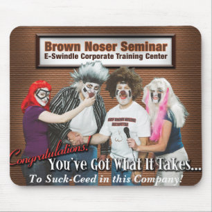 Brunt Noser seminarium Mousepad Musmatta