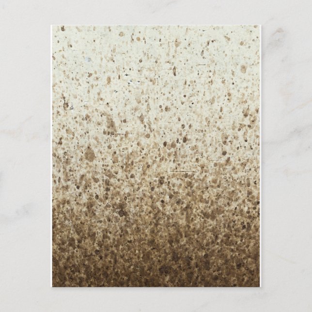 Brunt och Beige Scrapbook-pappersark (Framsida)