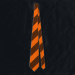 Brunt och orange Regimental randTie Slips<br><div class="desc">Stå ut och se flott samtidigt med denna brunt och orangen diagonal-görade randig tie.</div>
