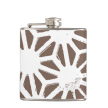 Brunt och vitt geometriskt mönster