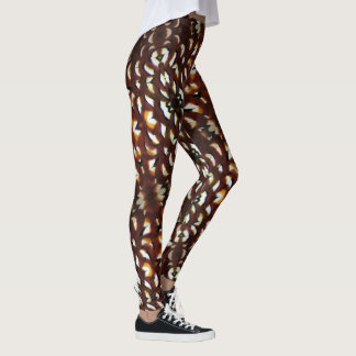 Brunt och vitt - Reeve's Pheasant Leggings