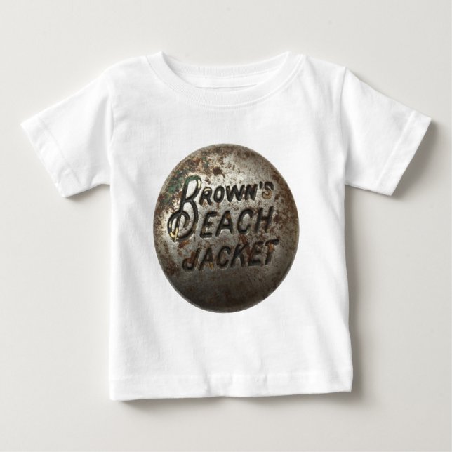 Brunt strandjacka t-shirt (Framsida)