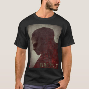 Brunt, svart t-shirt