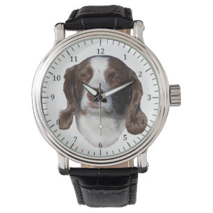 Brunt- & vithundklocka armbandsur