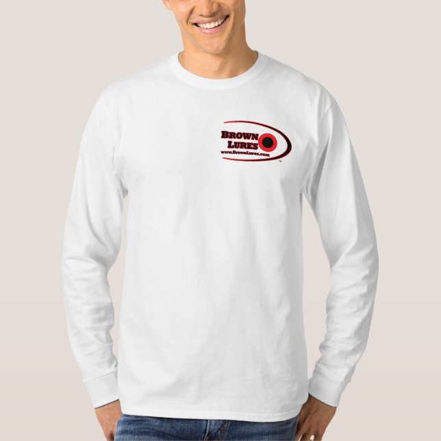 bruntet lockar t-shirt (Framsida)