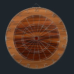 Brunvirke struktur circles darttavla<br><div class="desc">Brun och mörk brun trä,  struktur,  tryckcirkel. Minimalistisk design.</div>