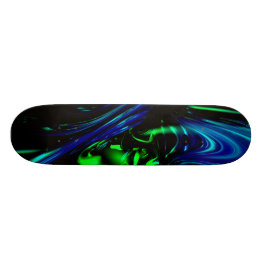 Brus i 3D Abstrakt Mini Skateboard Bräda 18,7 Cm