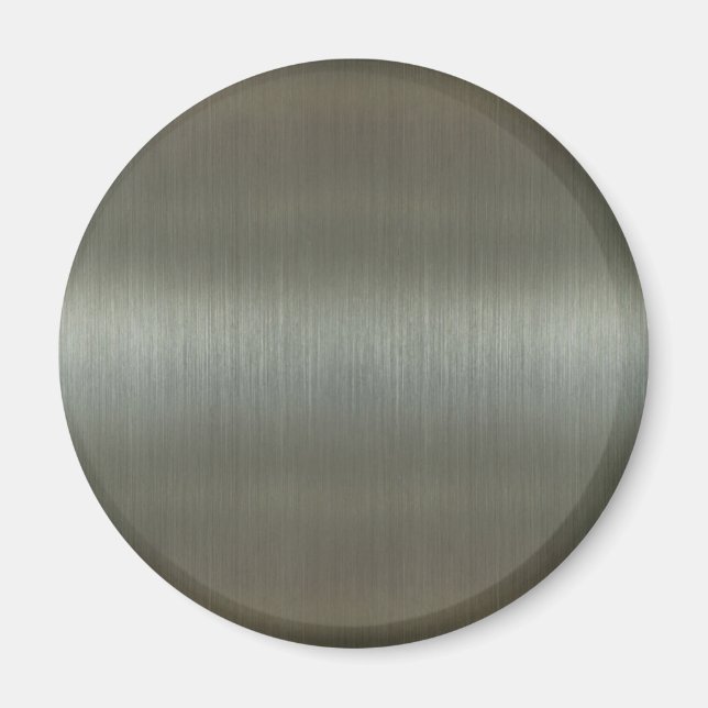 Brusad aluminium magnet (Framsidan)